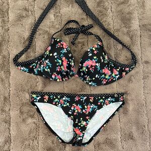 Lascana Venus Polka Dot Floral Bikini